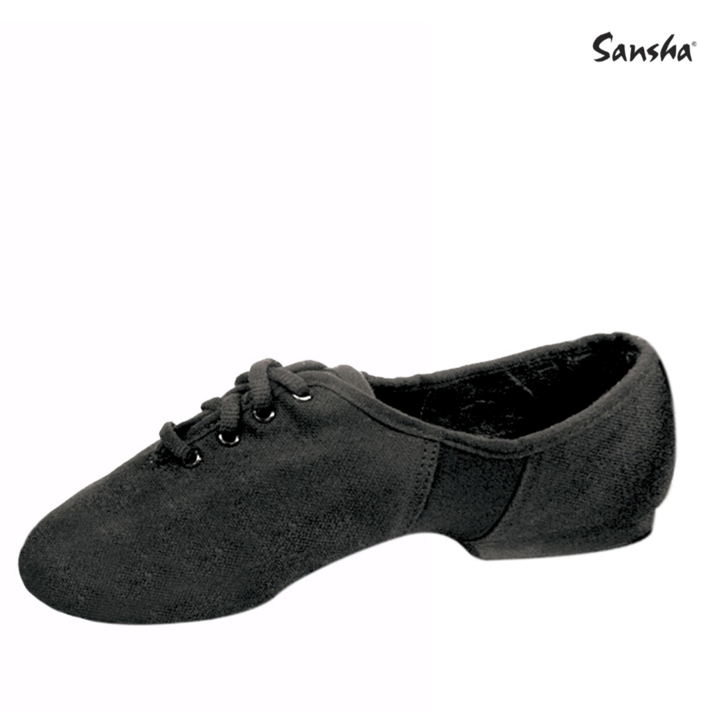 Zapatillas de Jazz Sansha Unisex Negras