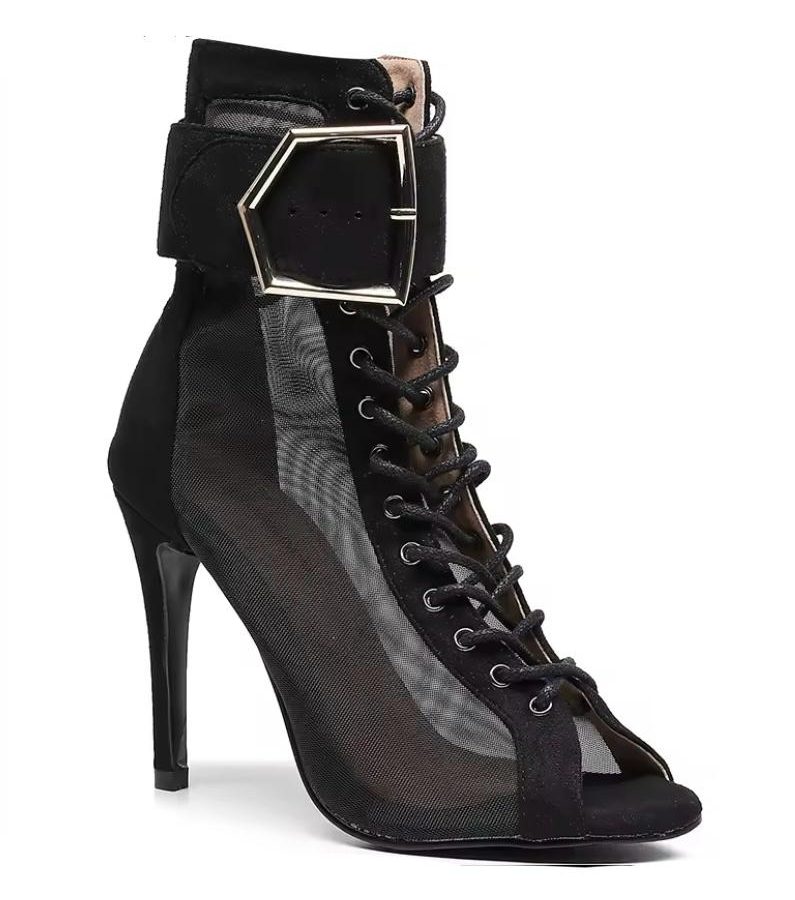 Botines Heels GD113 Negro