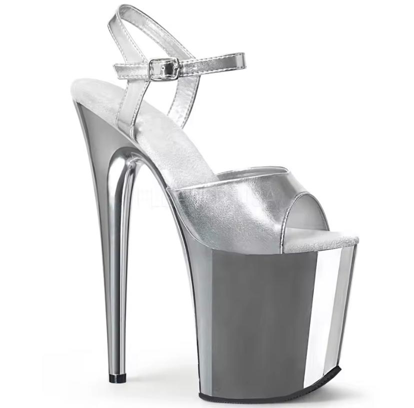 Tacones Pole GDP1021 Plata