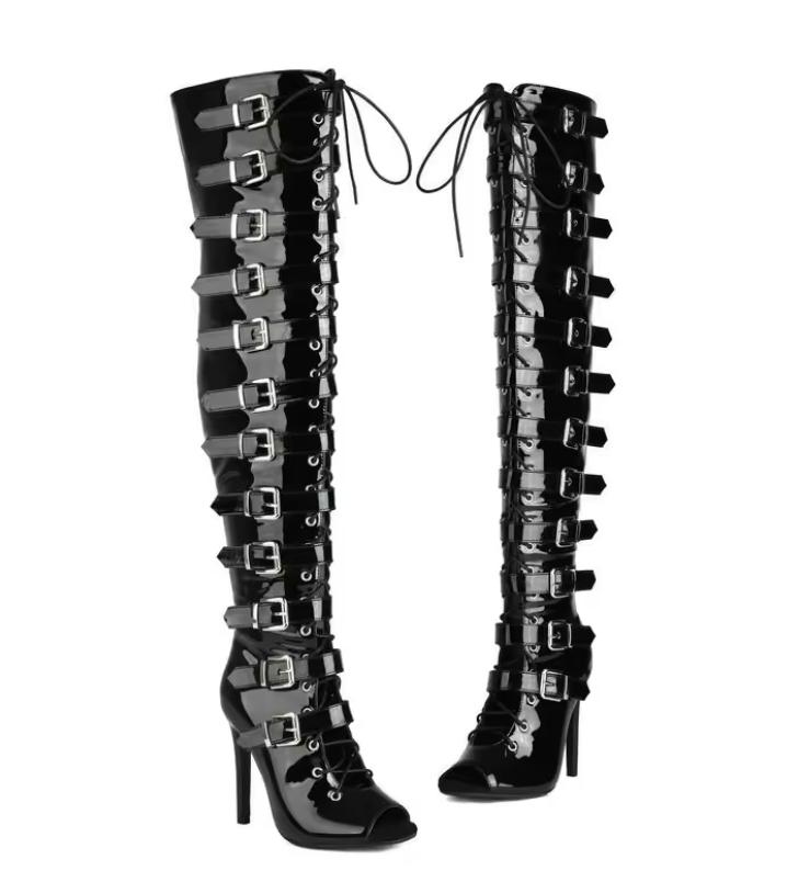 Botas heels Gd122 negro